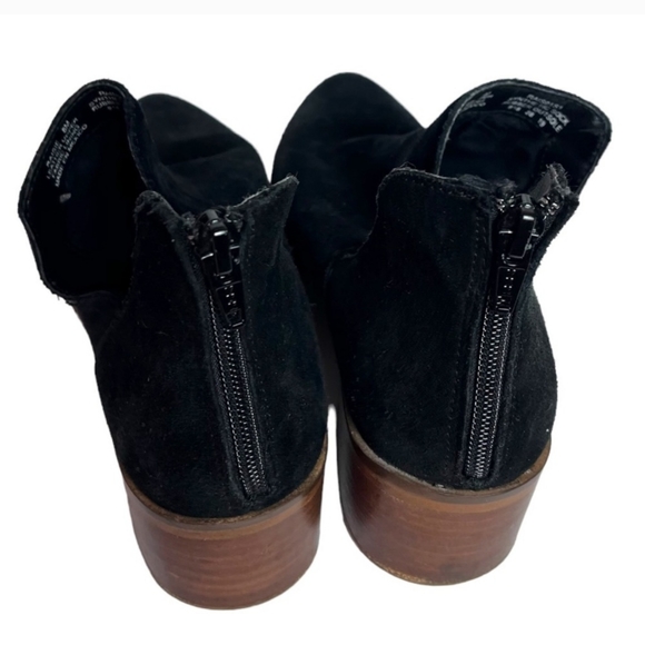STEVE MADDEN Raisie Suede Leather Black Ankle Booties with Cutout Women’s Size 8 - Picture 9 of 9